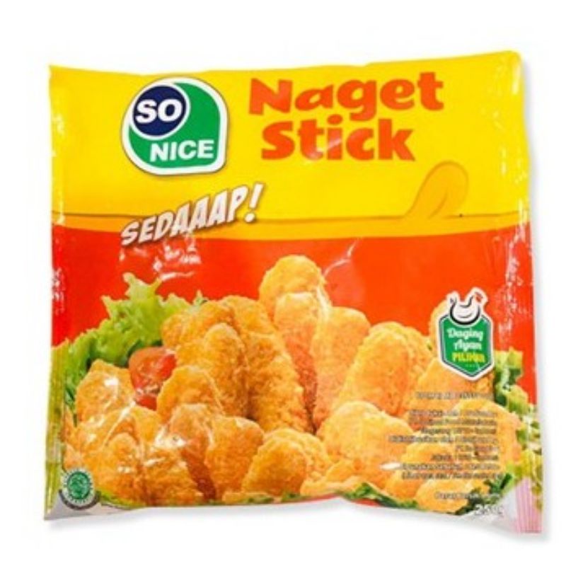 

SO NICE Naget Stick 250 gr - FROZEN FOOD BERKAH DAN HALAL