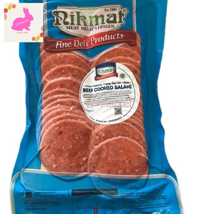 

Nikmat (Soejasch) Beef Cooked Salami 250 Gram