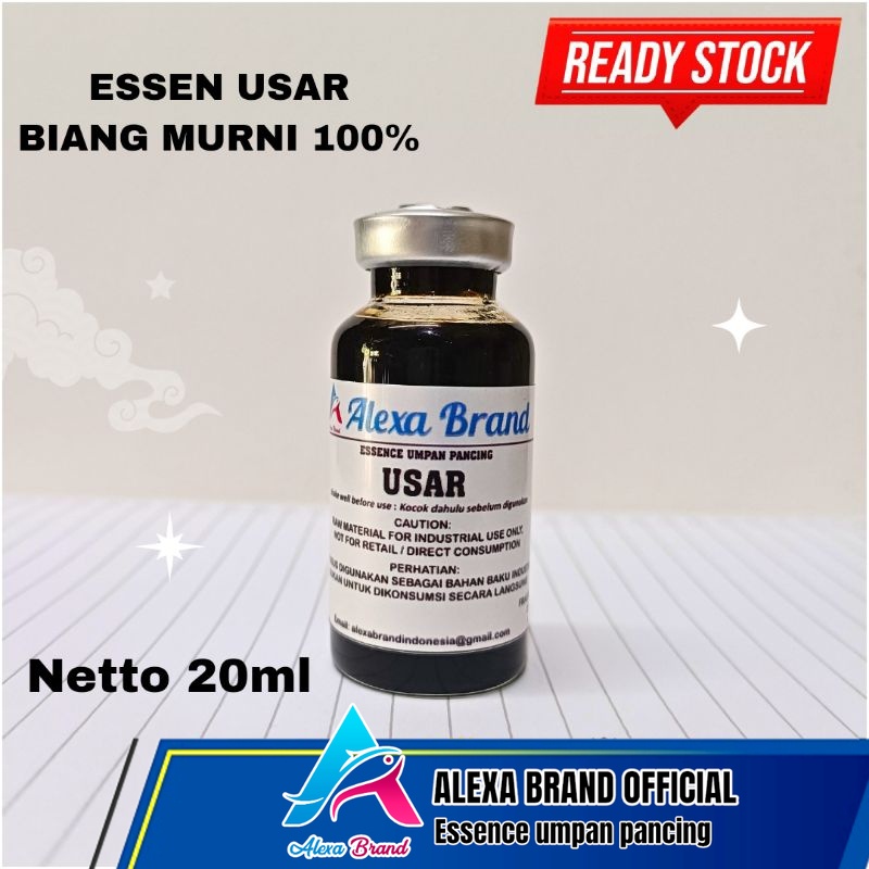 Essen Usar biang murni 100% - Usar hitam - esen Usar - Alexa Brand - umpan pancing