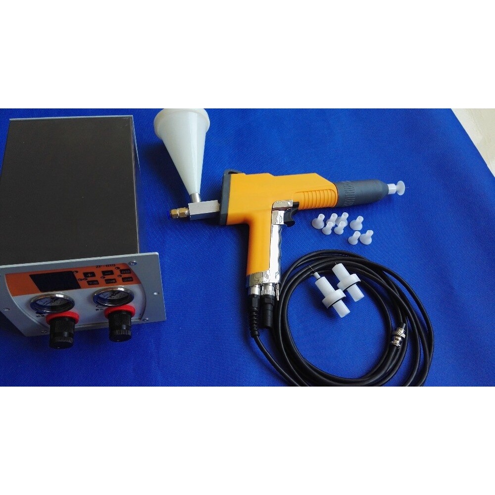 portable powder paint experiment system electrostatic powder coating machine with electrostatic powd