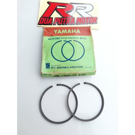 ring reng piston seher original ori yamaha v75 v80 v 75 80 os. os oz oversize 50 os50 298 japan