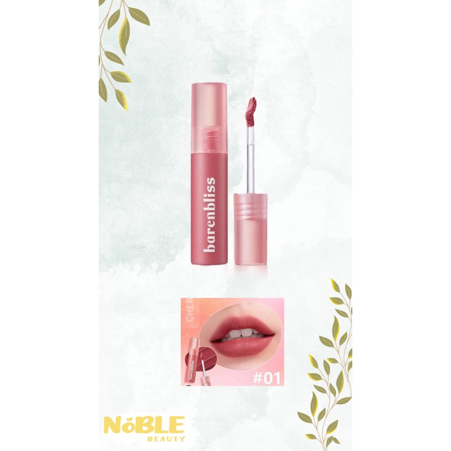 Barenbliss cherry lip velvet 01 blushed moment