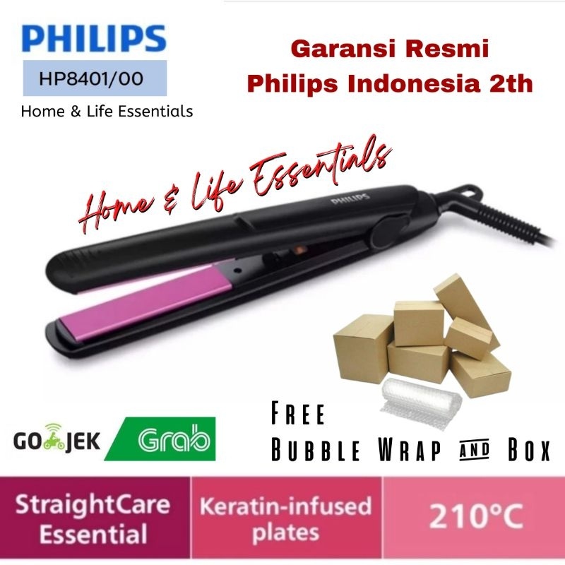 Philips Hair Straightener HP8401 Catokan Rambut Philips Catok Rambut Philips Pelurus Rambut