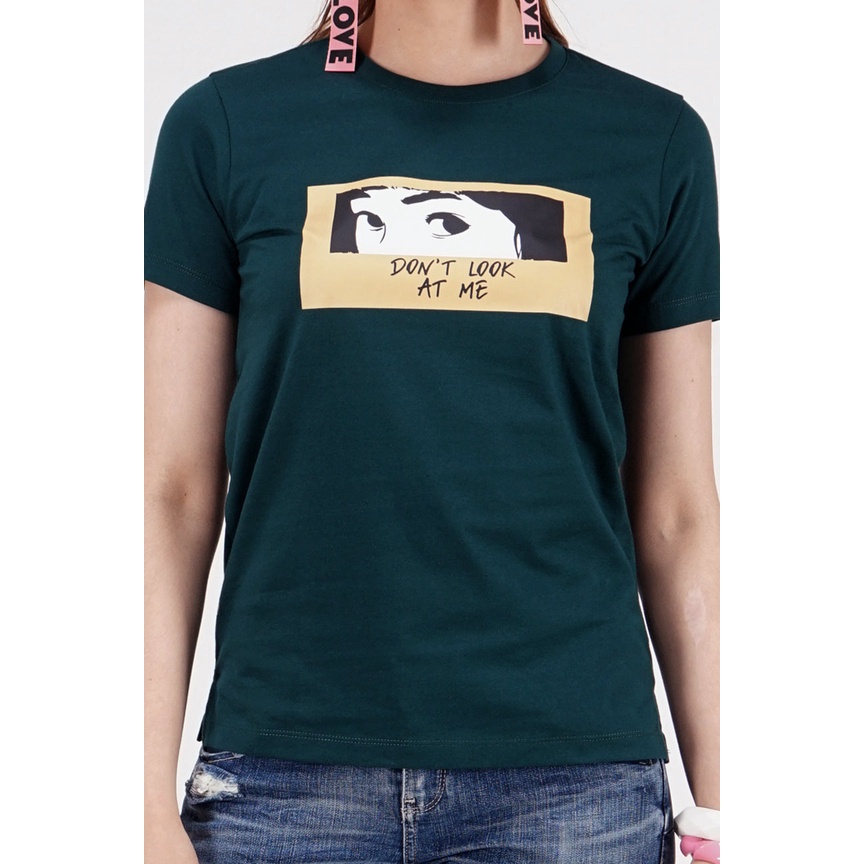 Ninety Degrees Kaos Wanita Cookie Green 12706D4GN