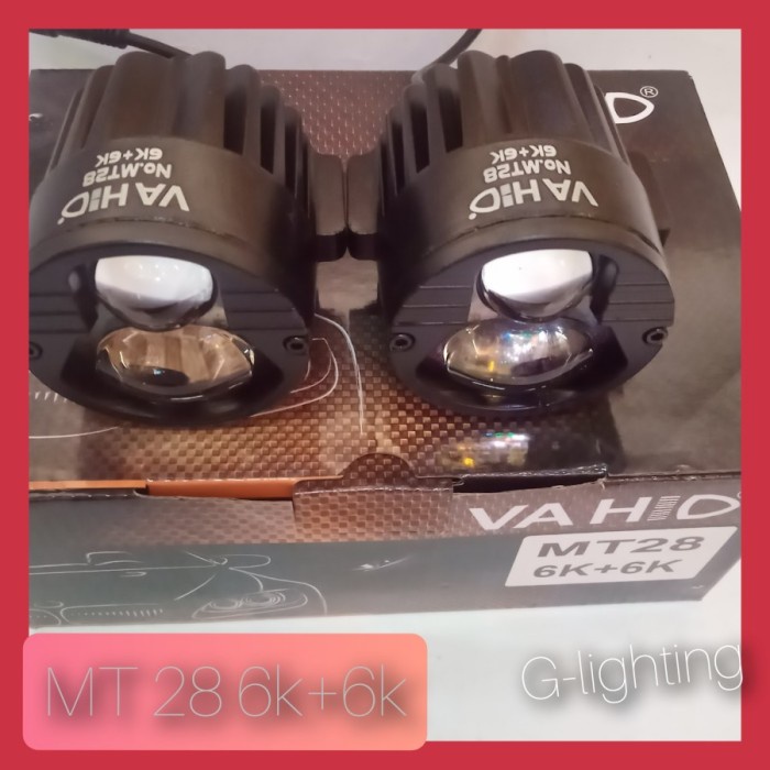 MINI PROJIE MT 28 VAHID ORI - LAMPU FOGLAMP MOBIL SUPER TERANG - MT28