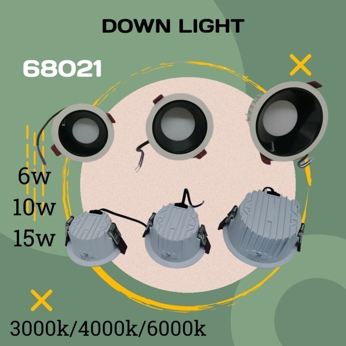 WELITE LAMPU LED Spot Light COB 6Watt 10Watt 15Watt 3000K 4000K 6000K