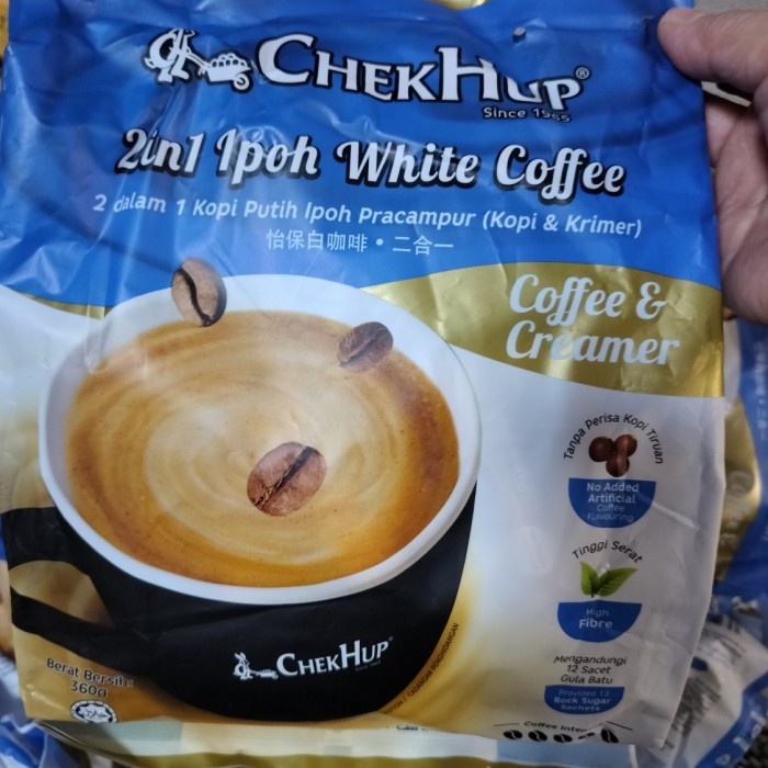 

check hup white coffee 2in1