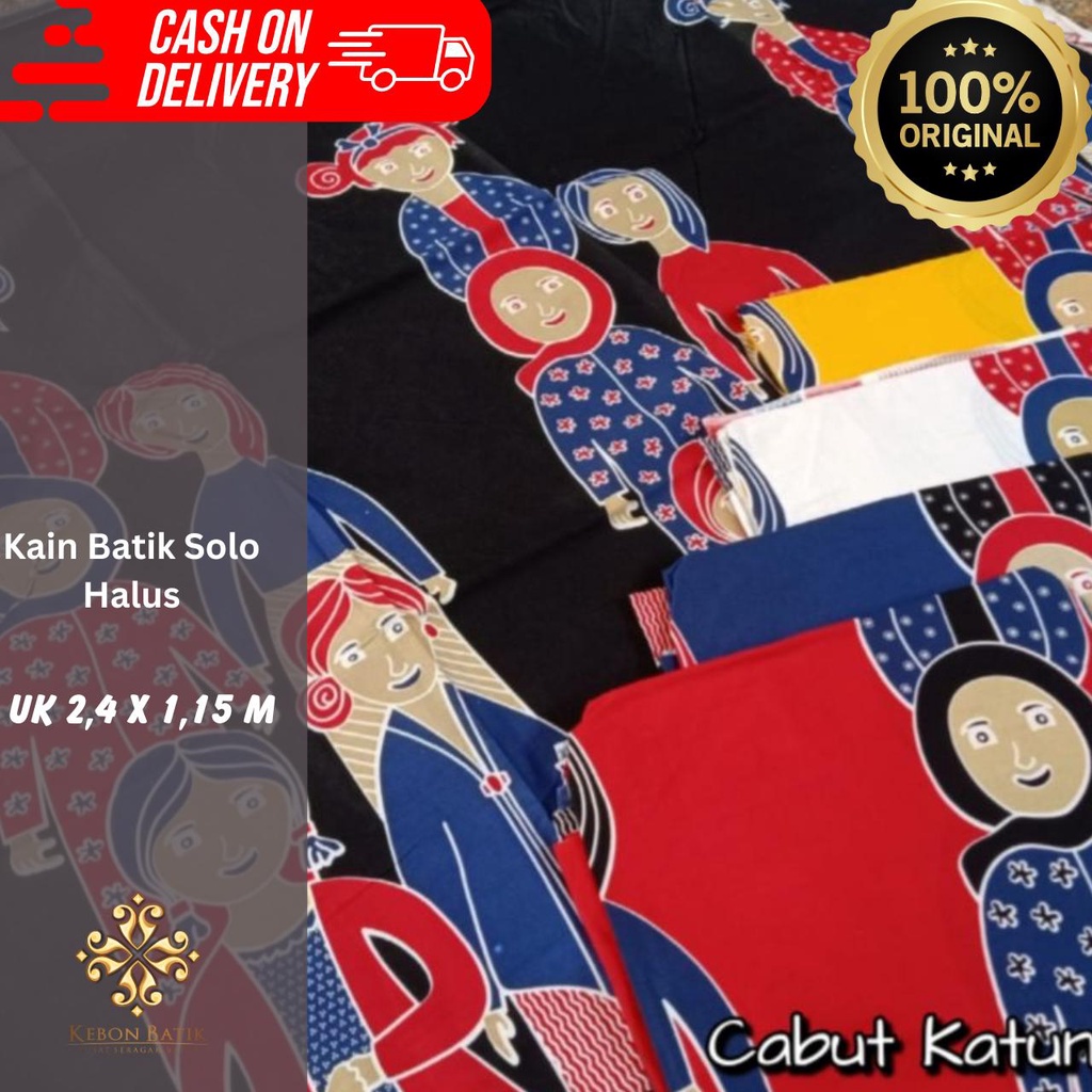 Kain Batik Solo Bahan Katun Motif Kartun 2312180001