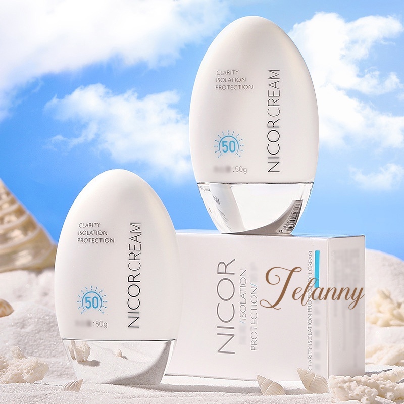 Ready  Nicor Sunblock Sun Block Protection Sunscreen UV SPF 50 + PA++++ Wajah Dan Badan Sunscreen UV