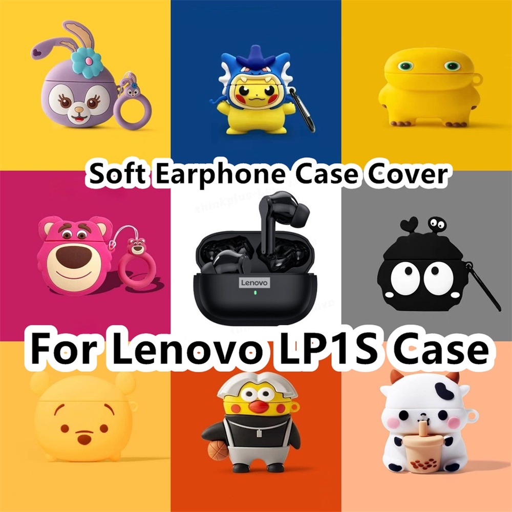 Umstore Untuk Lenovo LP1S Case Kartun Bola Poké Soft Silicone Earphone Case Cover