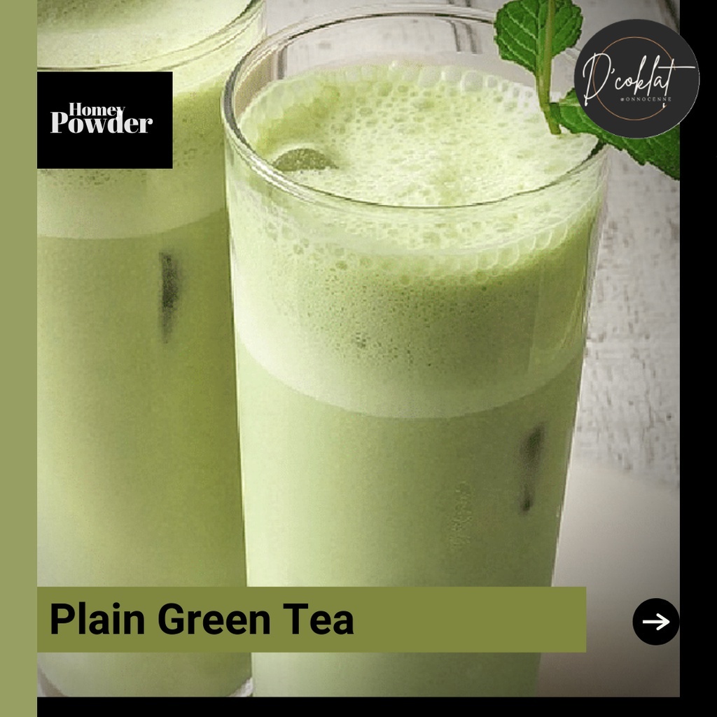 

PLAIN Bubuk Minuman GREENTEA 1Kg - Bubuk GREENTEA PLAIN 1Kg - Greentea Bubuk tanpa gula 1Kg - Greentea PLAIN powder