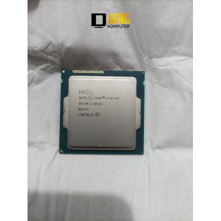 Processor Proci Prosesor intel Core i7 4770T gen 4 Socket 1150 irit listrik