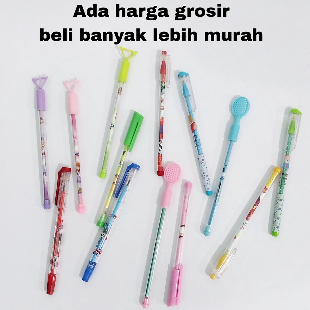 

SOS Bolpen Gel Fancy GP/PB(12 pcs)/Pen/Balpen/Ballpoint/Pen Jel/Pena/Pulpen