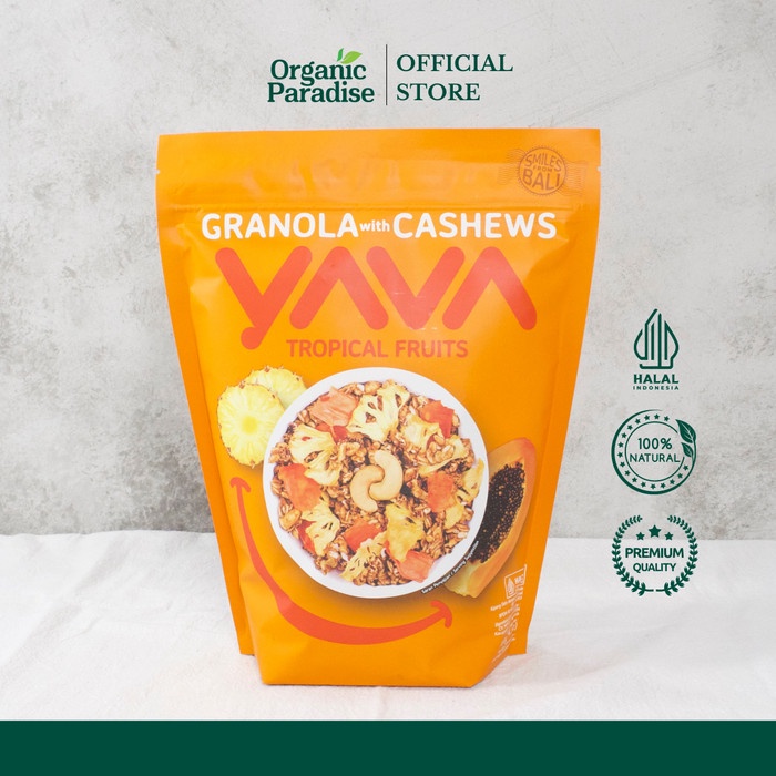 

YAVA Granola Tropical Fruits 400 gram