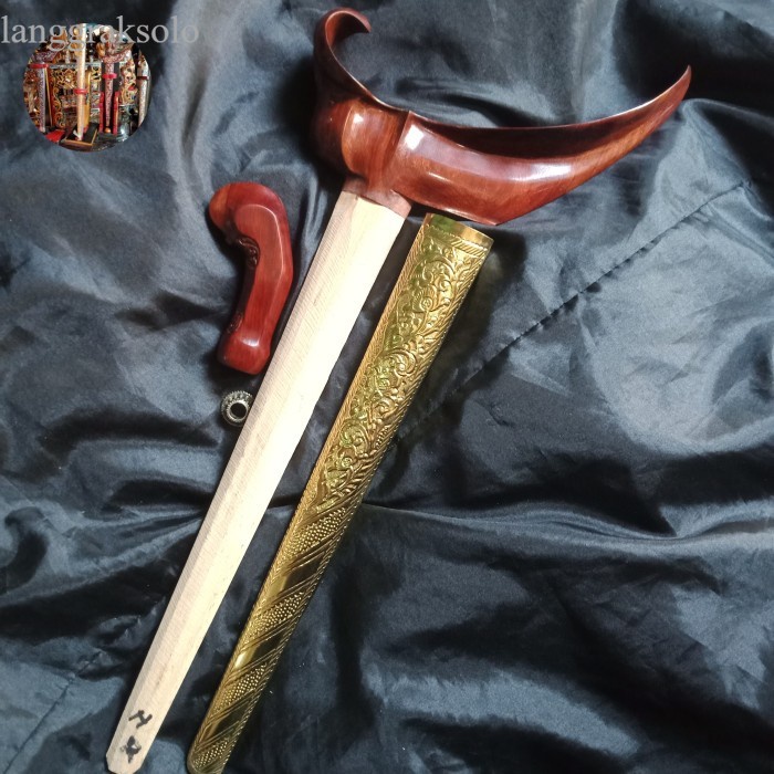 

Warangka Keris Ladrang Kayu Nagasari Komplit antik