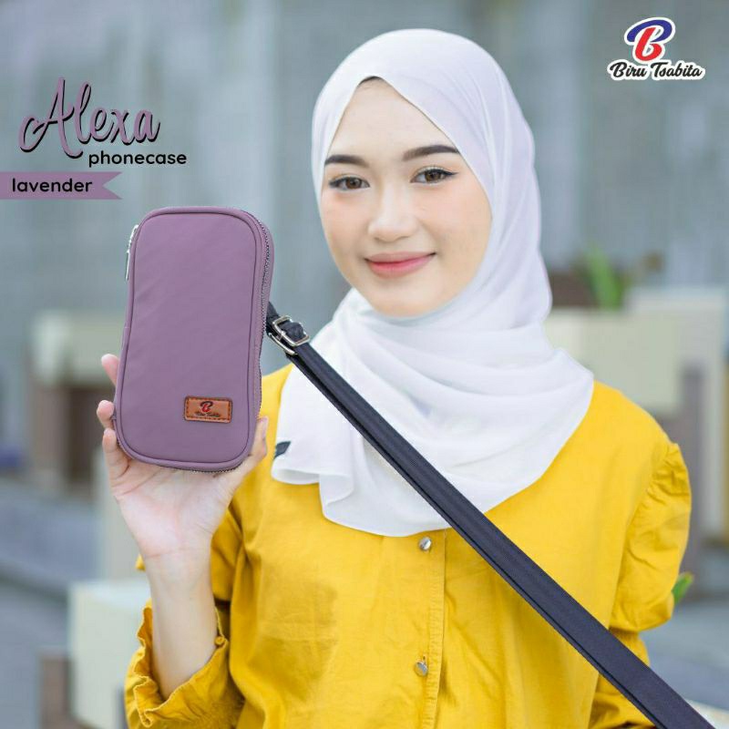 COD ALEXA HANGING WALET by Biru Tsabita Tas hp slingphone wanita leher waterproof