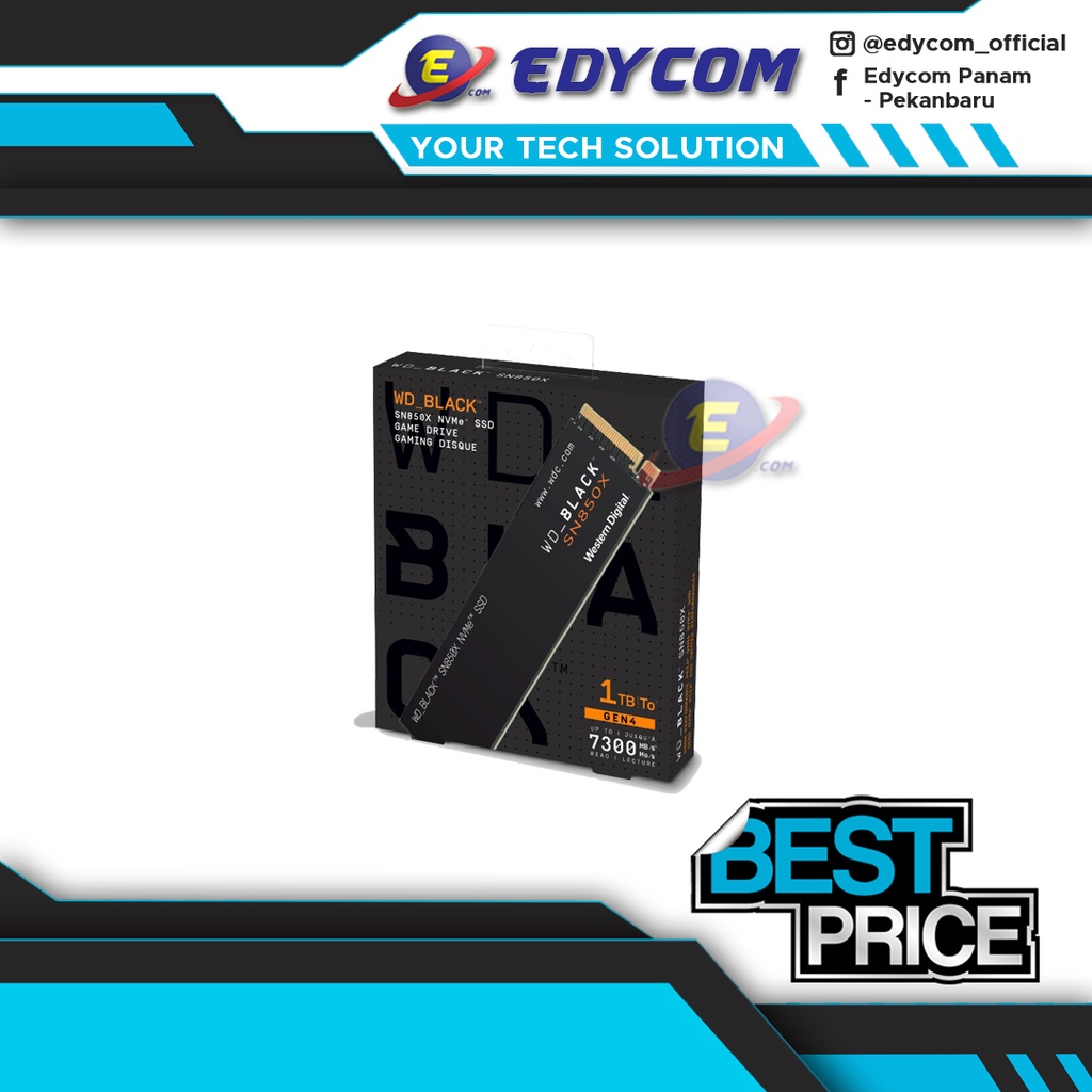 SSD WD Black SN850X 1TB 2TB M.2 NVMe PCIe