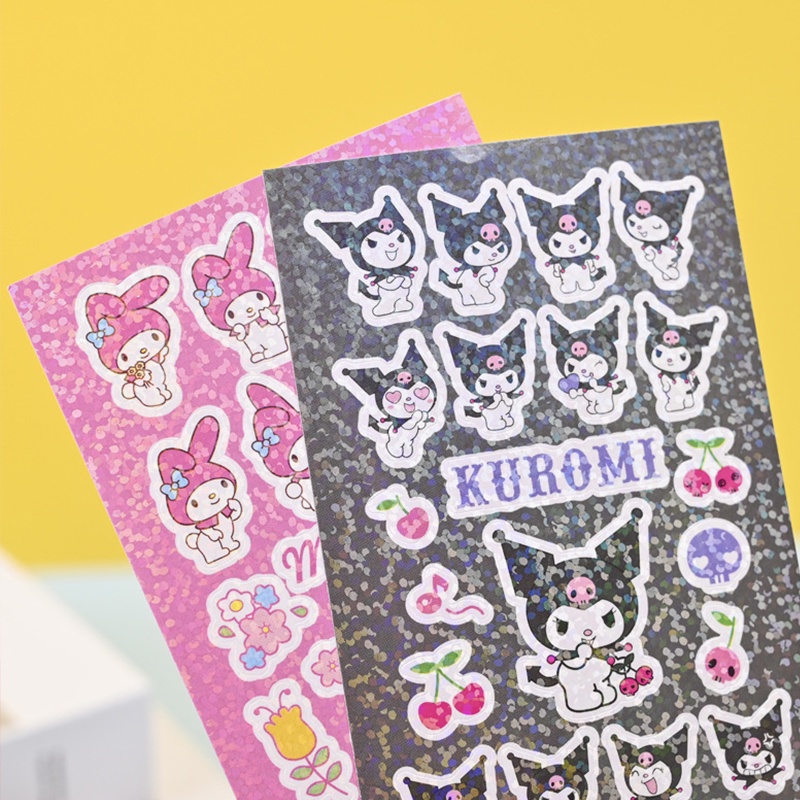 

COD✨Stiker Melody Kuromi Lucu， Stiker Dekoratif ，Casing Ponsel Kartun Sanrio