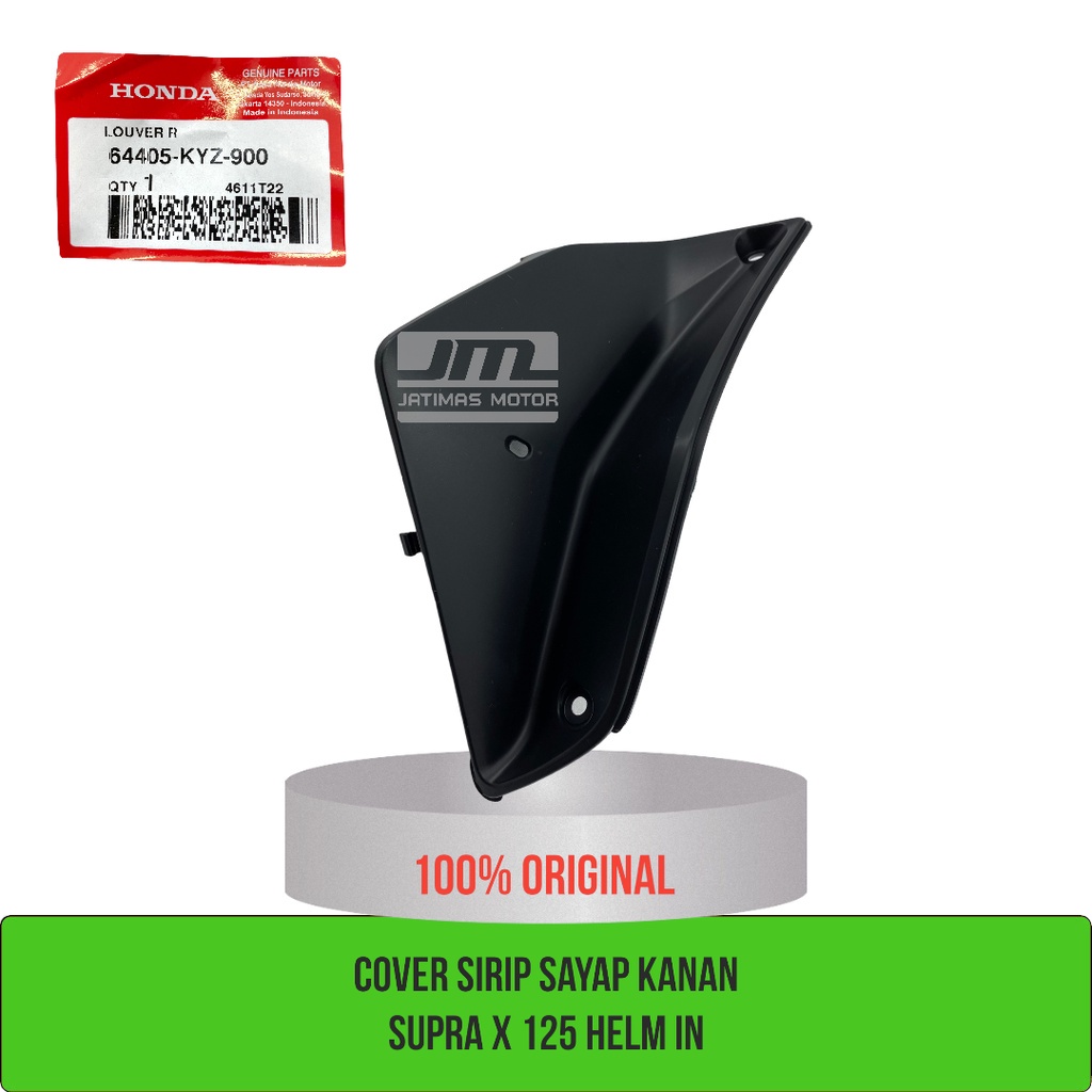 Cover sirip sayap kanan kiri supra x 125 helm in 64405-KYZ-900 64455-KYZ-900