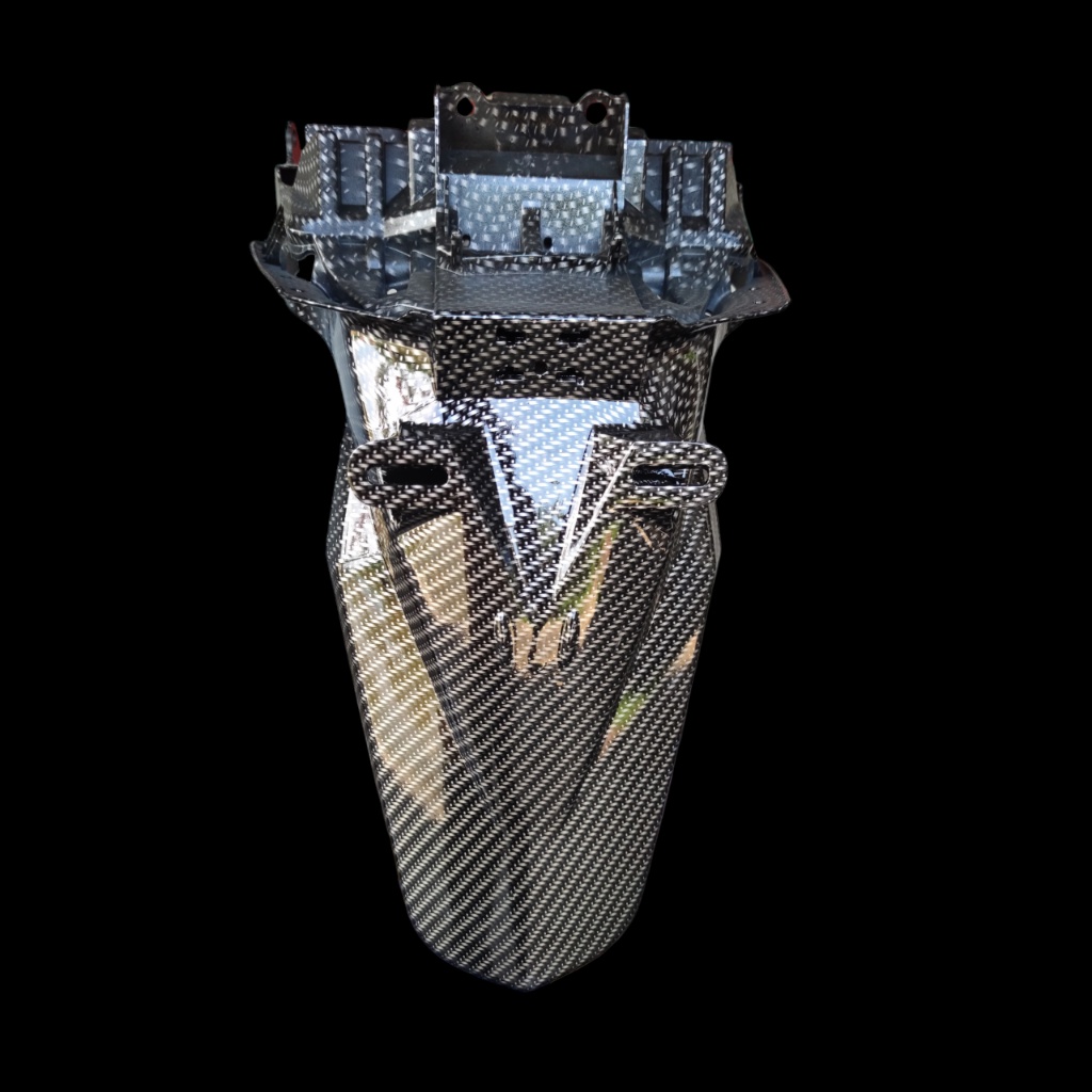 Spakbor belakang Nmax old Carbon glossy