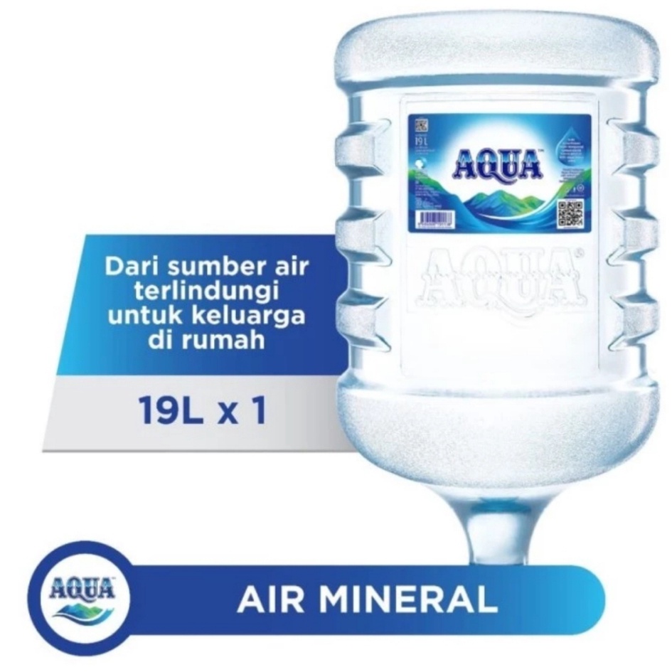 

Air AQUA 19LITER AIR AQUA + GALON Air Minum Mineral