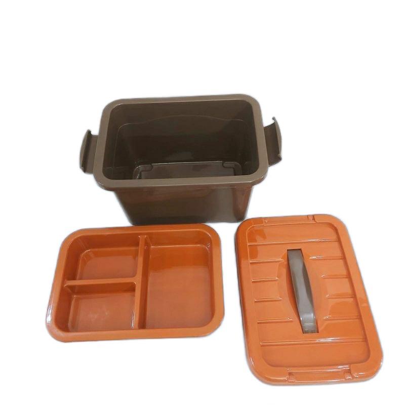 container box plastik/kotak plastik penyimpanan dengan penyekat 5 liter