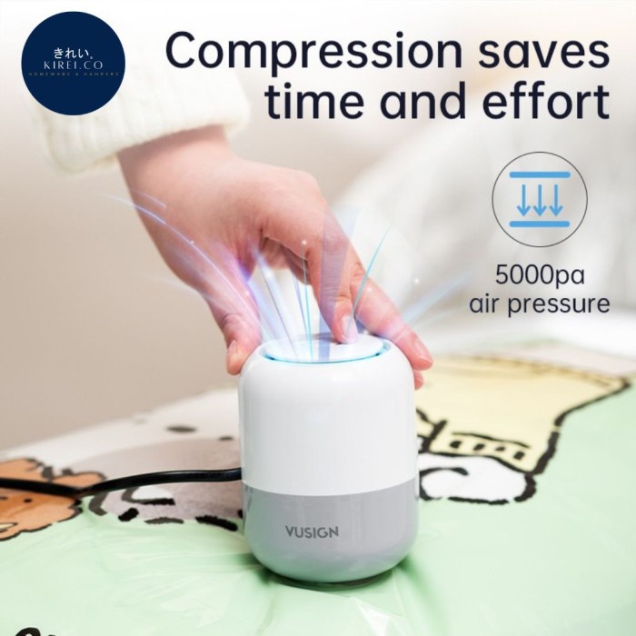 Pompa Elektrik Vakum Baju Selimut Pakaian Vacuum Electric Pump Travel