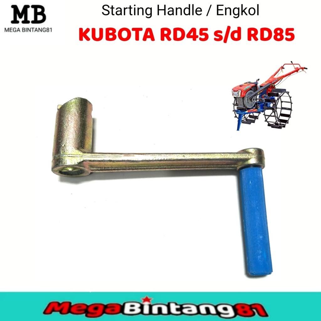 Starting Handle Diesel Kubota RD65 RD75 RD85 Mesin Kubota RD85 DI 1S DI 2S