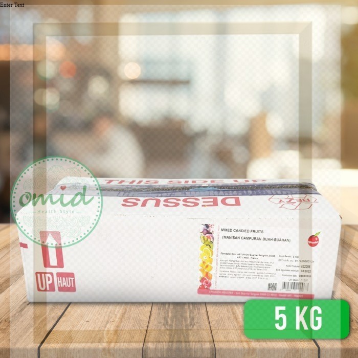 

1 BOX | Mixed Candied Fruit| manisan buah campur [ 5KG ] Lh