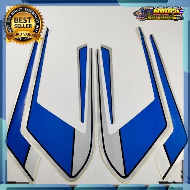 Stiker striping yamaha rx s rxs special 1985 85 silver spesial bagus