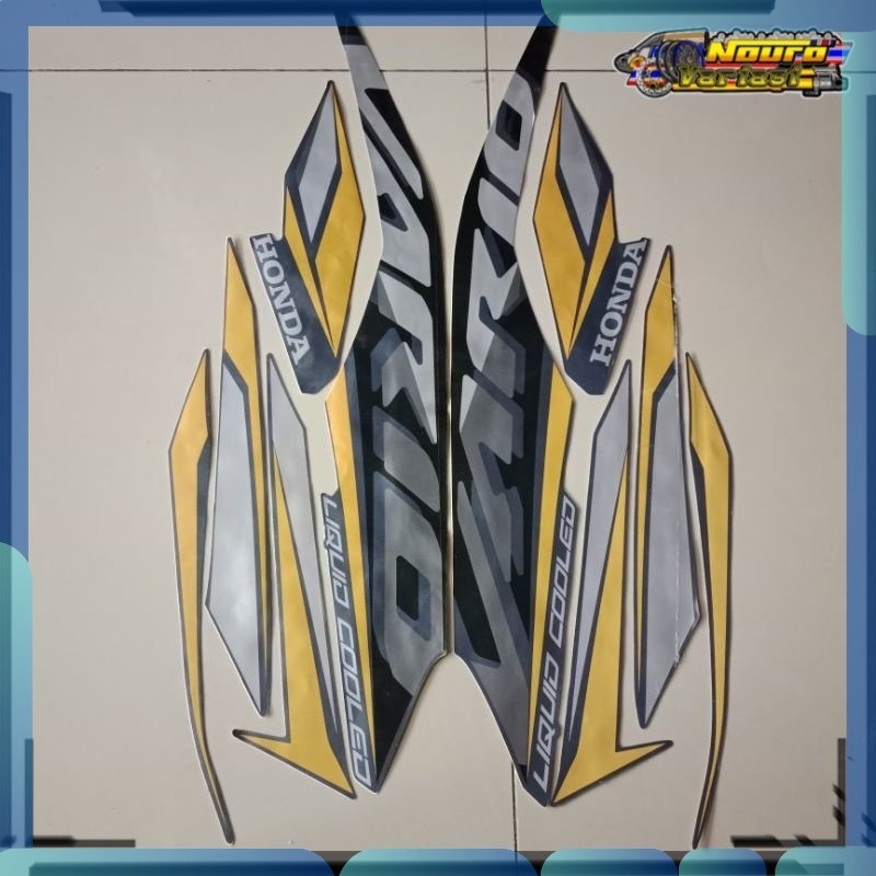 Stiker striping Honda Vario 125 2021 biru Dongker  standar bagus