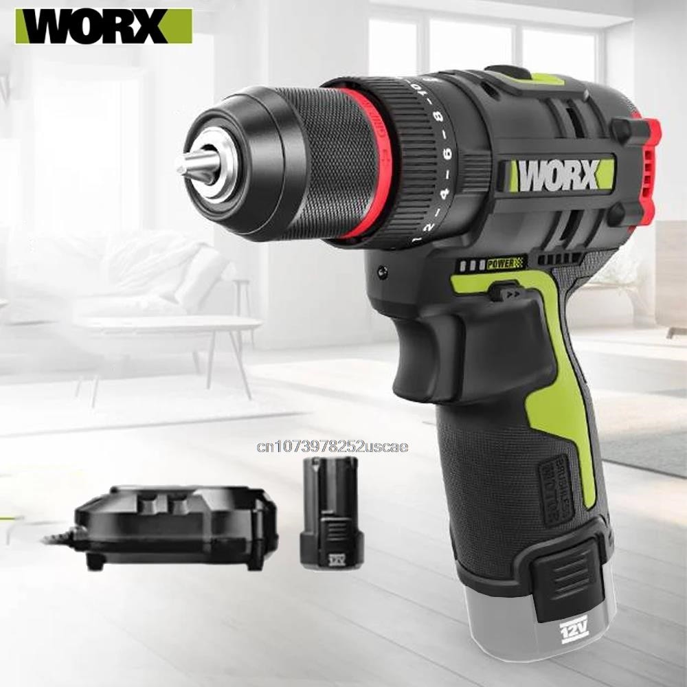 WORX WU131X  Impact Drill 12V 40Nm Impact 27000bpm 1800rpm Brushless Motor Rechargerable Lithium Bat