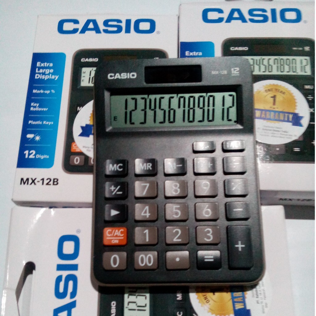 

Kalkulator / Calculator Kecil 12 Digit - Casio MX-12B