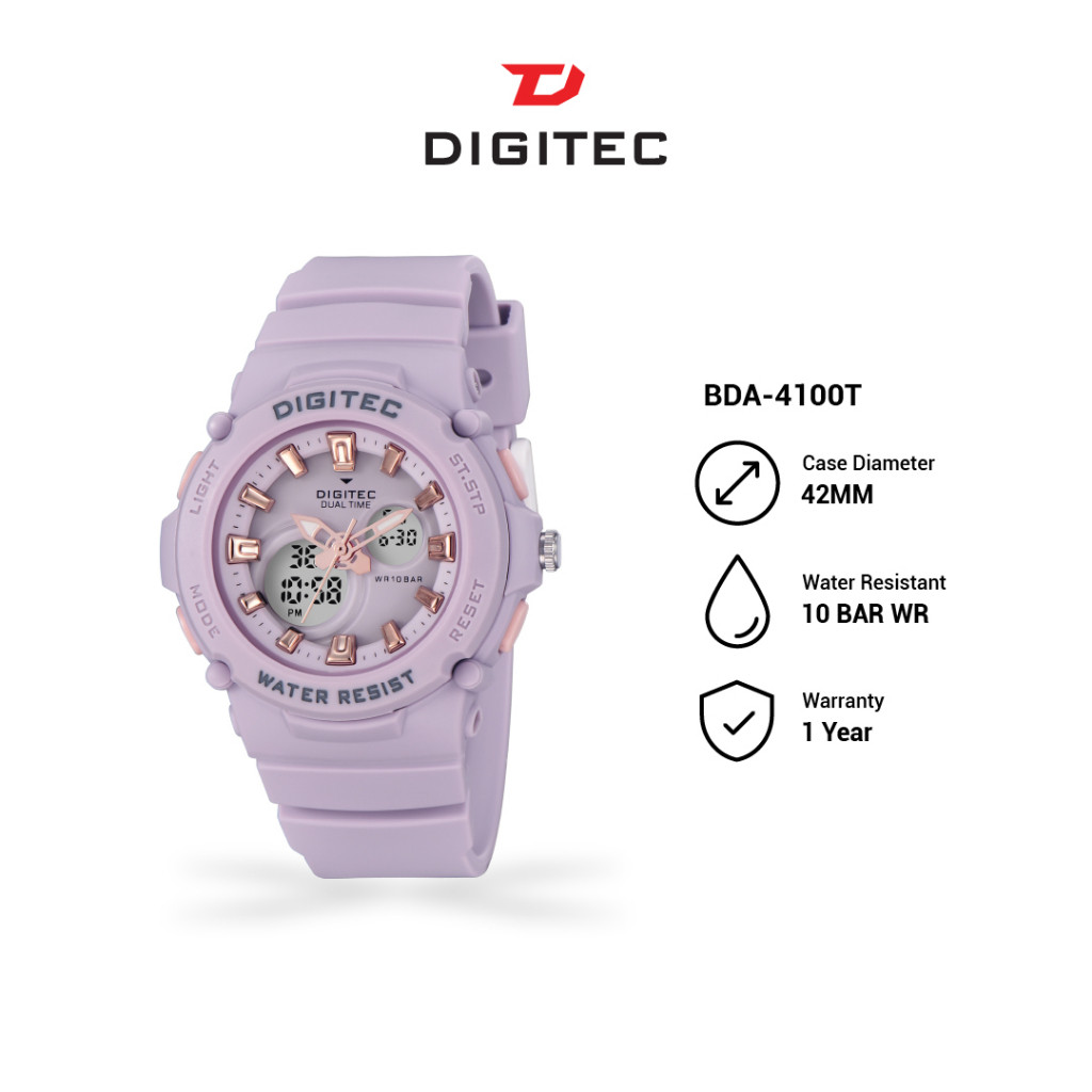 Original DIGITEC DA 4100 / DA-4100 / DA4100 Watch DG Jam Tangan Garansi Resmi 12 Bulan