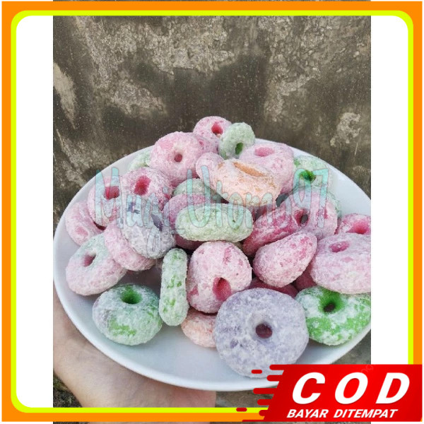 

Getas manis warna donat / lonjong 1KG