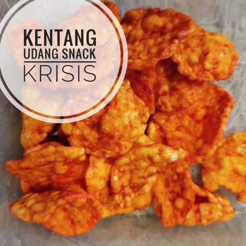 

SS SNACK keripik kentang udang manis pedas bentuk koin mini 500, 250gr