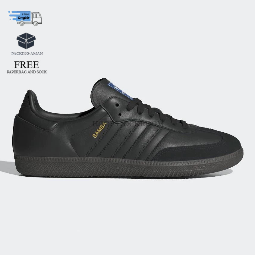 Adidas Samba OG Core Black Gum Triple Black Original