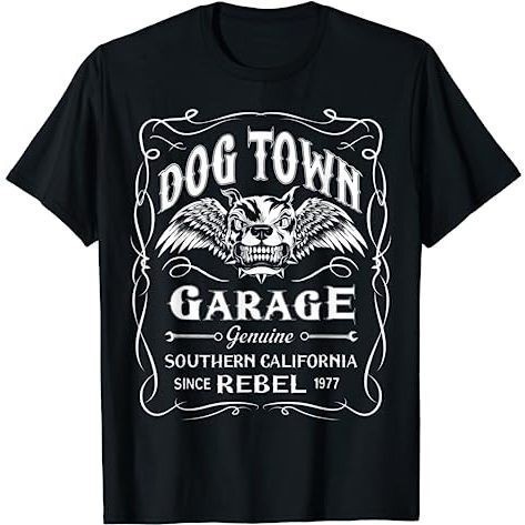 KAOS DEWASA DogTown Garage Genuine Rebel Tshirt