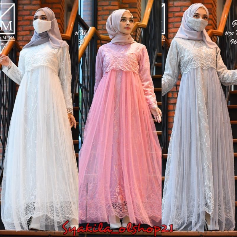 [Gamis Lebaran 2025 Terbaru] TERBARU GAMIS LAILA / FREE MASKER GAMIS LAILA / Gamis Wisuda / Gamis Ju