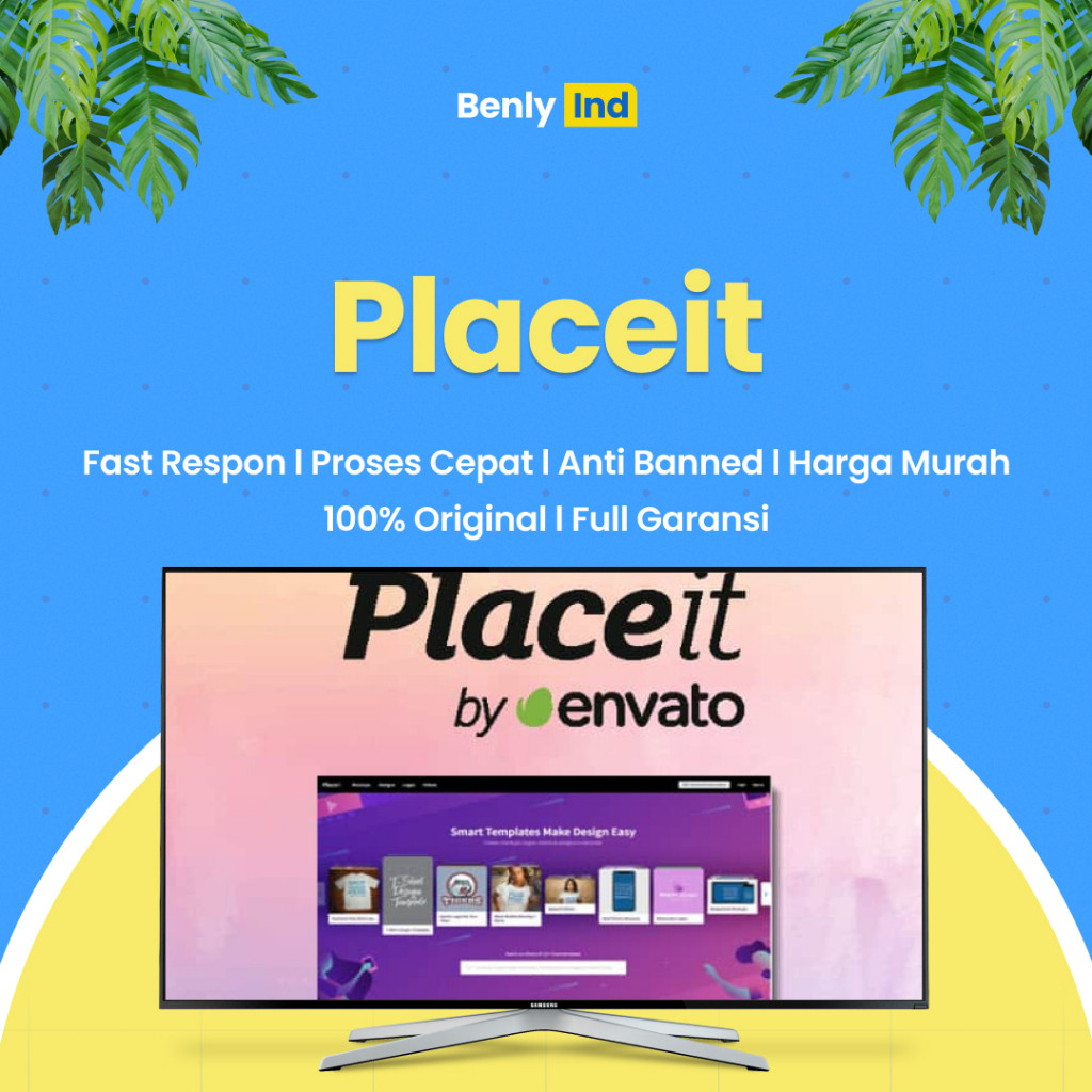 PLACEIT PREMIUM 1 BULAN (SHARING/PRIVATE) FULL GARANSI