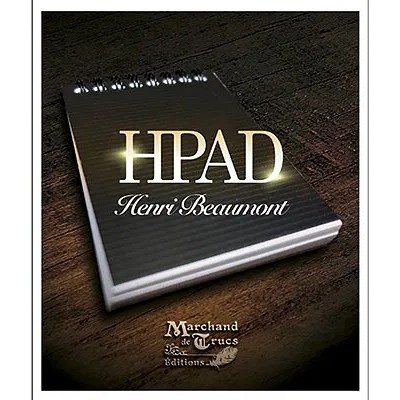 

HPad By Henri Beaumont Gimmicks A7 Notebook Magic Props Close Up Street Stage Magic Mentalism Magic Tricks