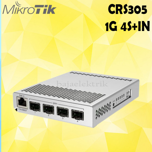 MIKROTIK CRS305 1G 4S+IN CLOUD ROUTER SWITCH