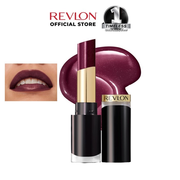 "VN.KIA" - TERMURAH Revlon Superlustrous Glass Shine (Lipstick VIRAL super glossy) - Black Cherry