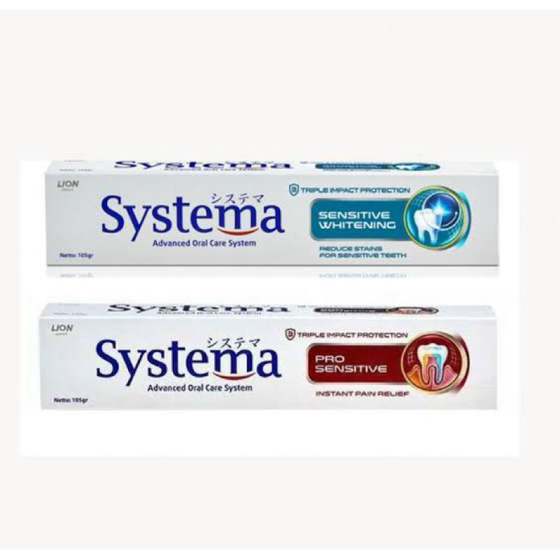 Systema Sensitive Whitening 105gr