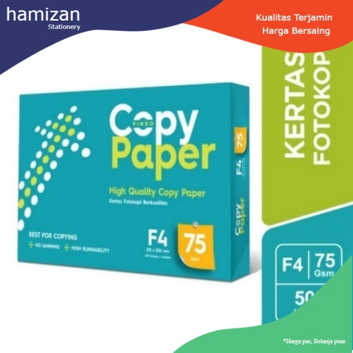 

Copy Paper F4 75gr / Kertas HVS Print Fotocopy F4 75gsm Murah