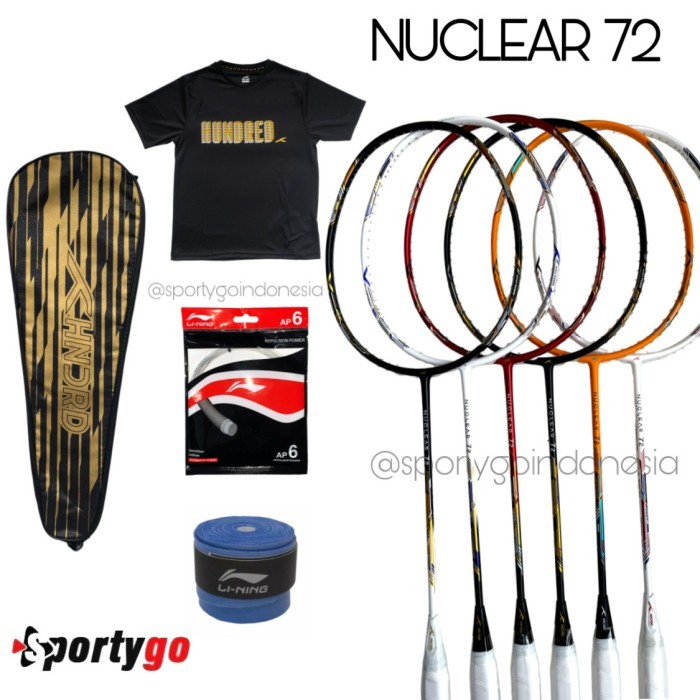 Raket Badminton HUNDRED NUCLEAR 72 Original / HNDRD