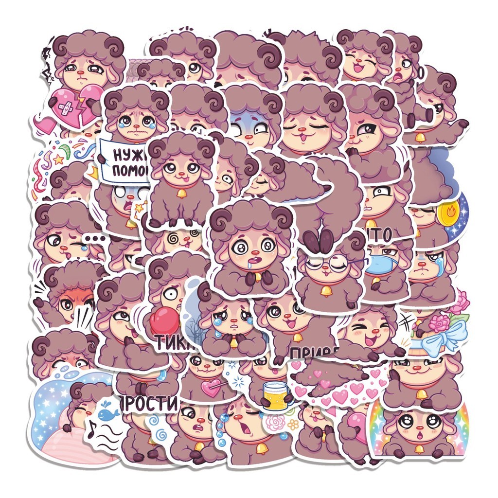 

COD 50 Pcs Stiker MARCH Lucu Anti Air Untuk Dekorasi Notebook Sepeda Skateboard Handphone