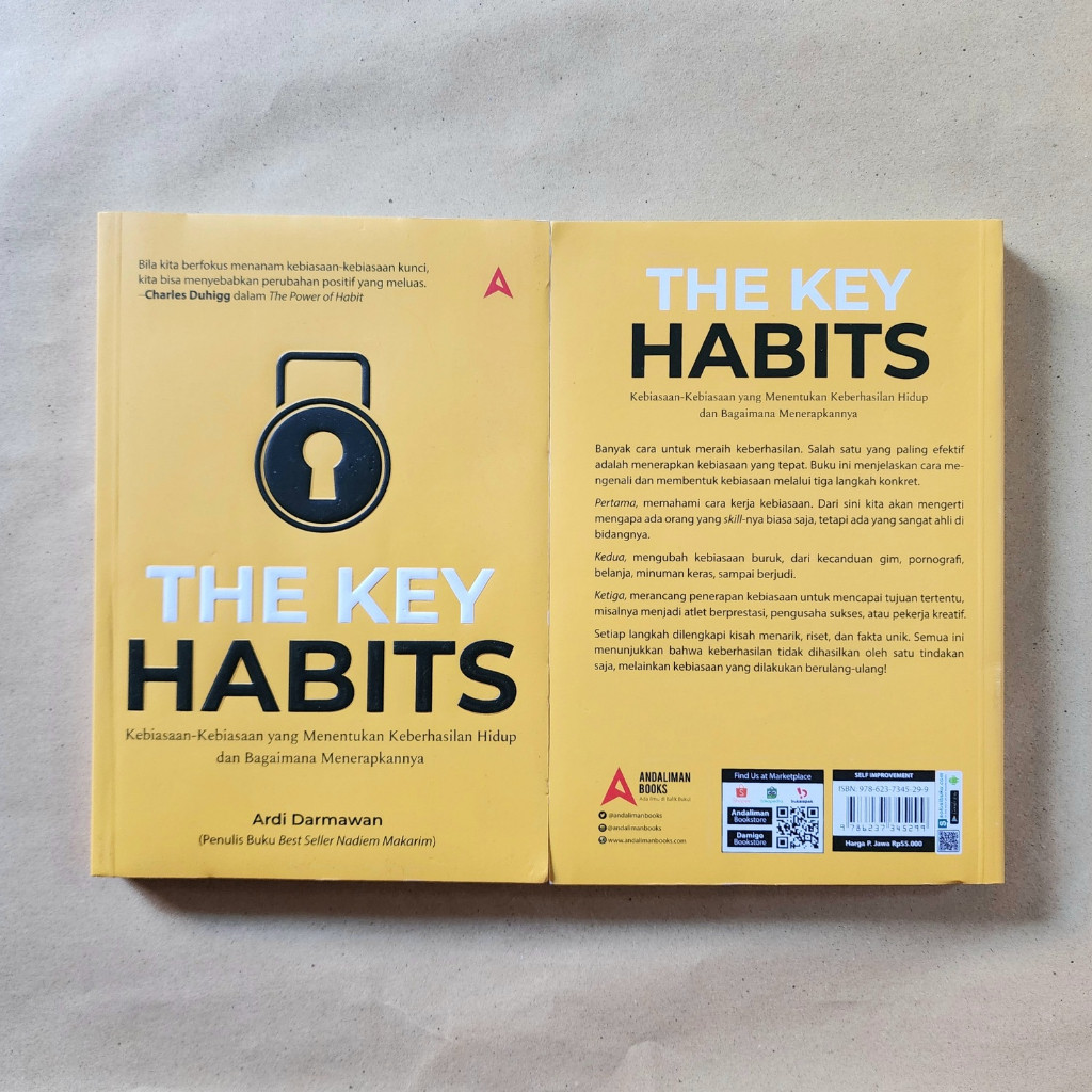 

Buku Motivasi - The Key Habits (Andaliman)