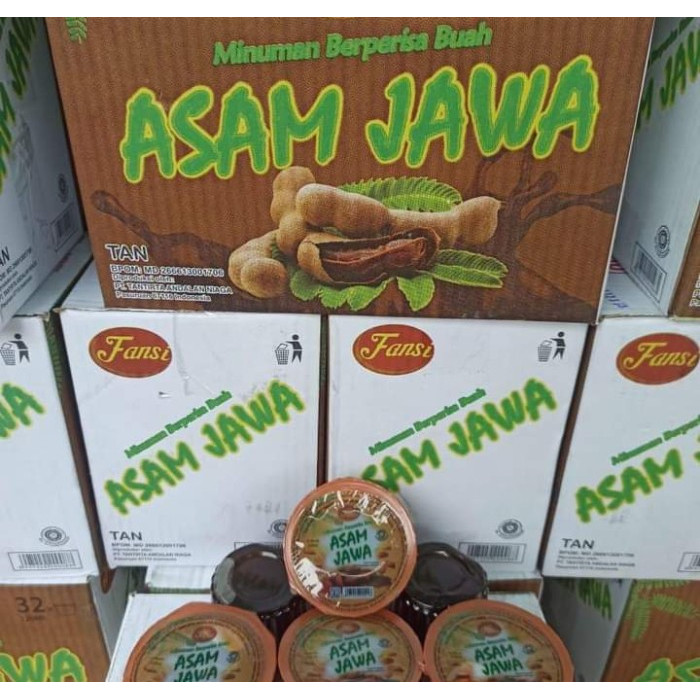 

FANSI RASA ASAM JAWA minuman fansi 1 dus isi 32 pcs x 120 ml minuman fansi RASA ASAM JAWA