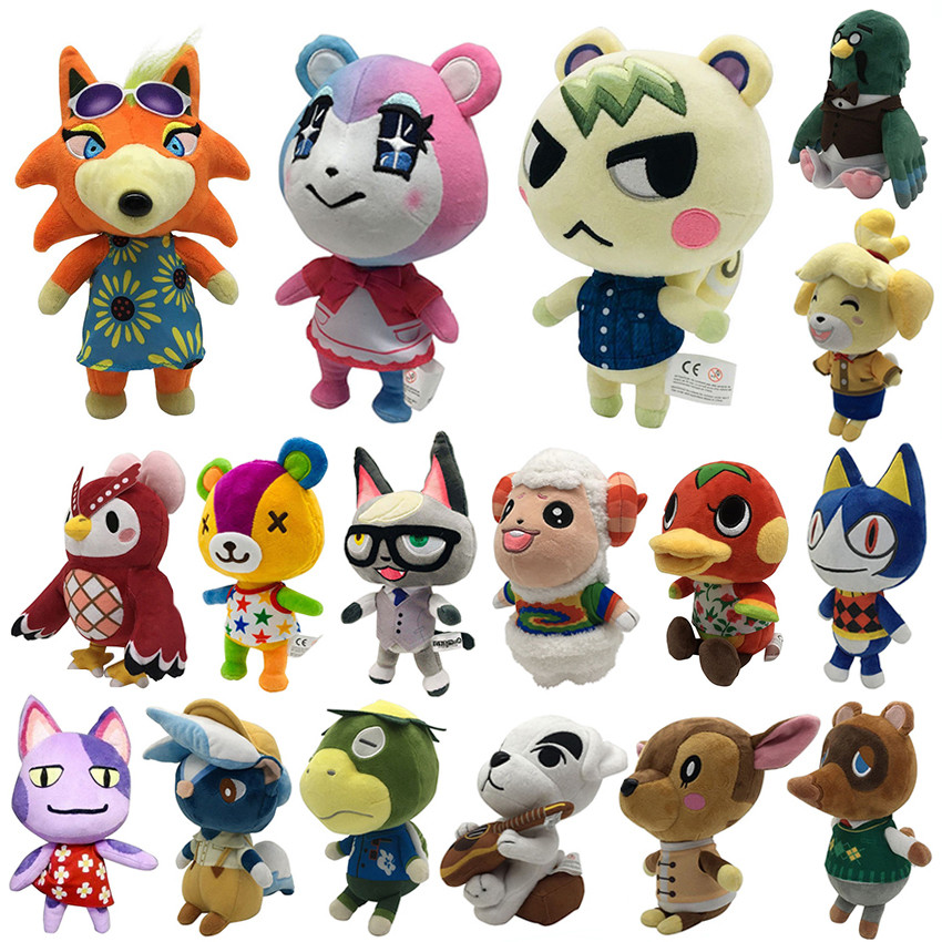 20-25cm Animal Crossing Kawaii Plush Toys Cartoon Animal Digital KK Tom Judith Bell Plush Stuffed To